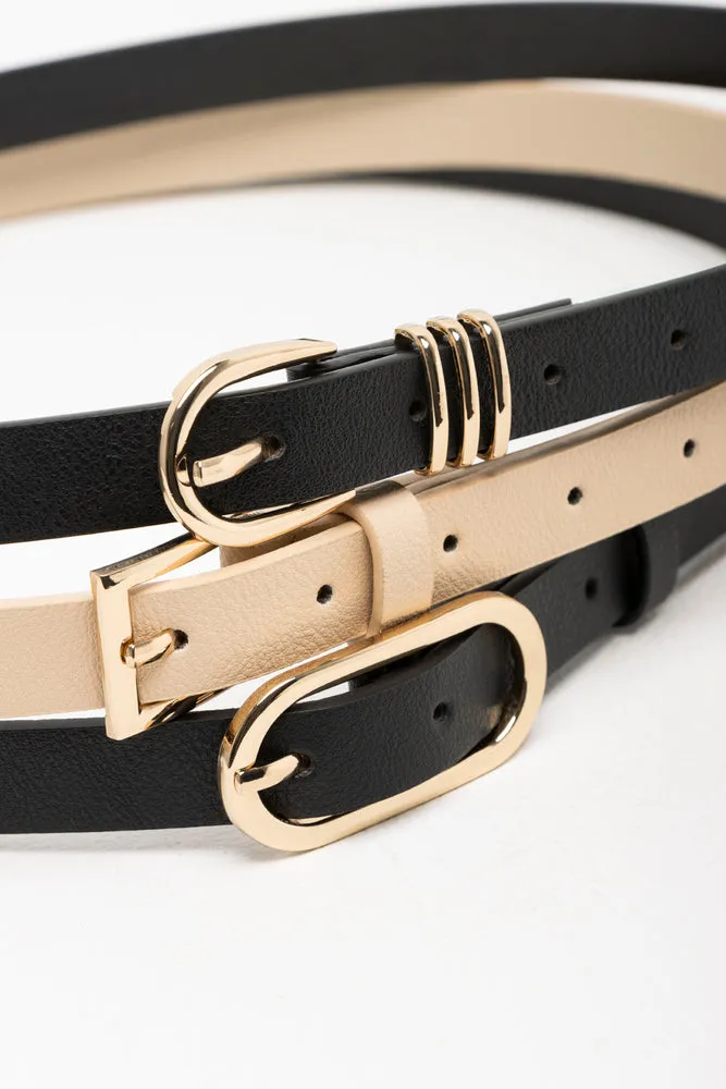 3 Pack Belts Multi