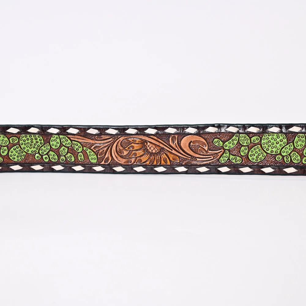 American Darling ADBLF180-L Beautifully Hand Tooled Genuine American Leather Belt Men and  Women