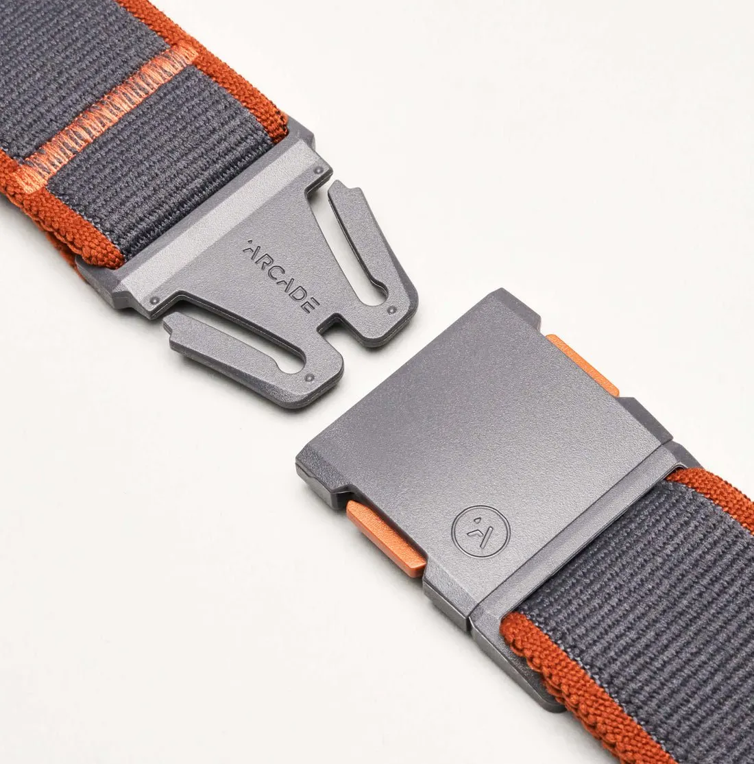 Arcade "Carto" Elastic Webbing Belt - Charcoal/Saddle - Standard