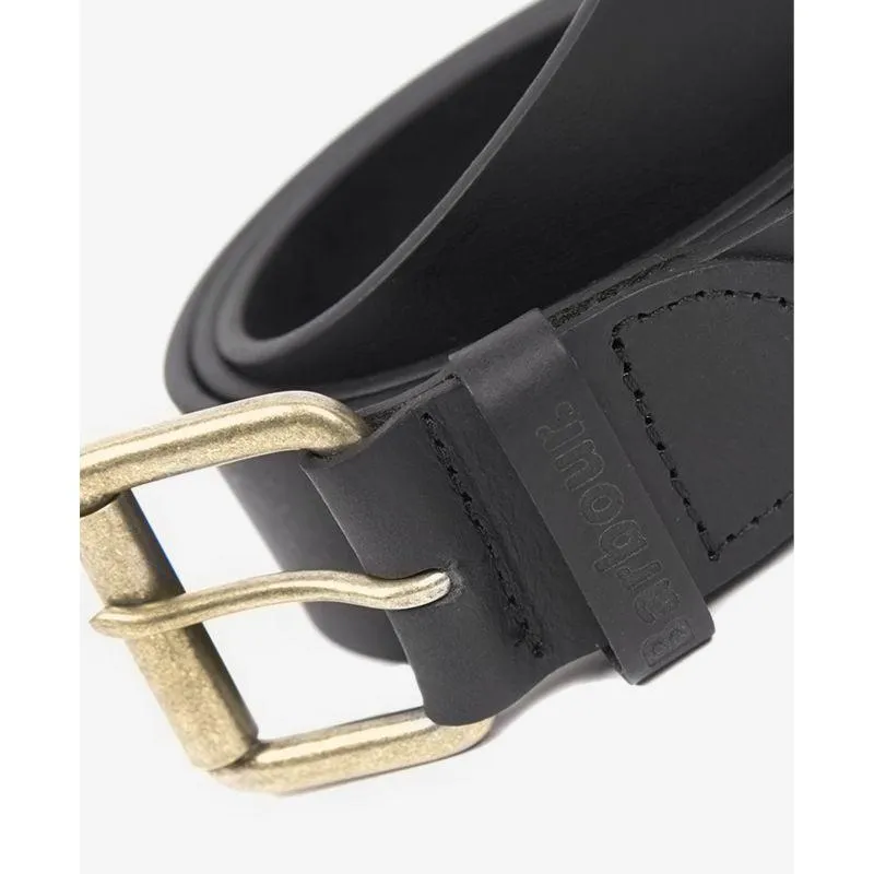Barbour Allanton Mens Leather Belt - Black