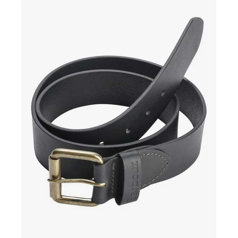 Barbour Allanton Mens Leather Belt - Black