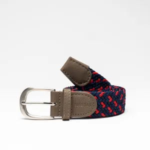 Braided Elastic Golf Belt - Blue/Navy INESIS whale blue/black blue/fire red