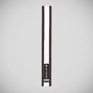 Bytomic Martial Arts Belt Brown/White Stripe