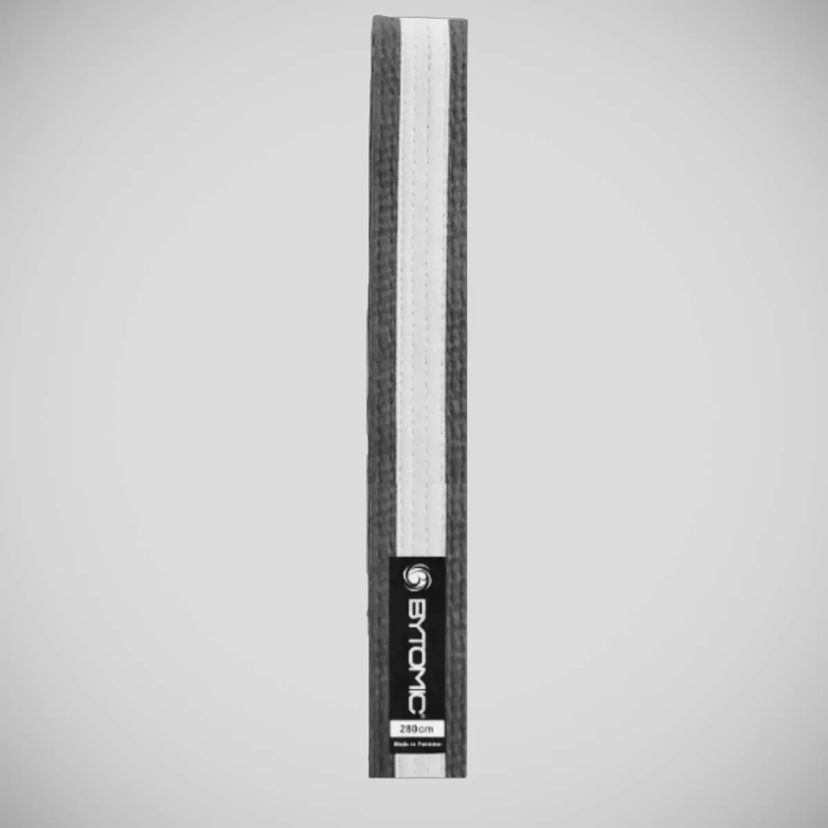 Bytomic Martial Arts Belt Grey/White Stripe