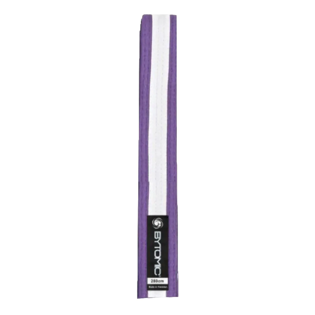Bytomic Martial Arts Belt Purple/White Stripe