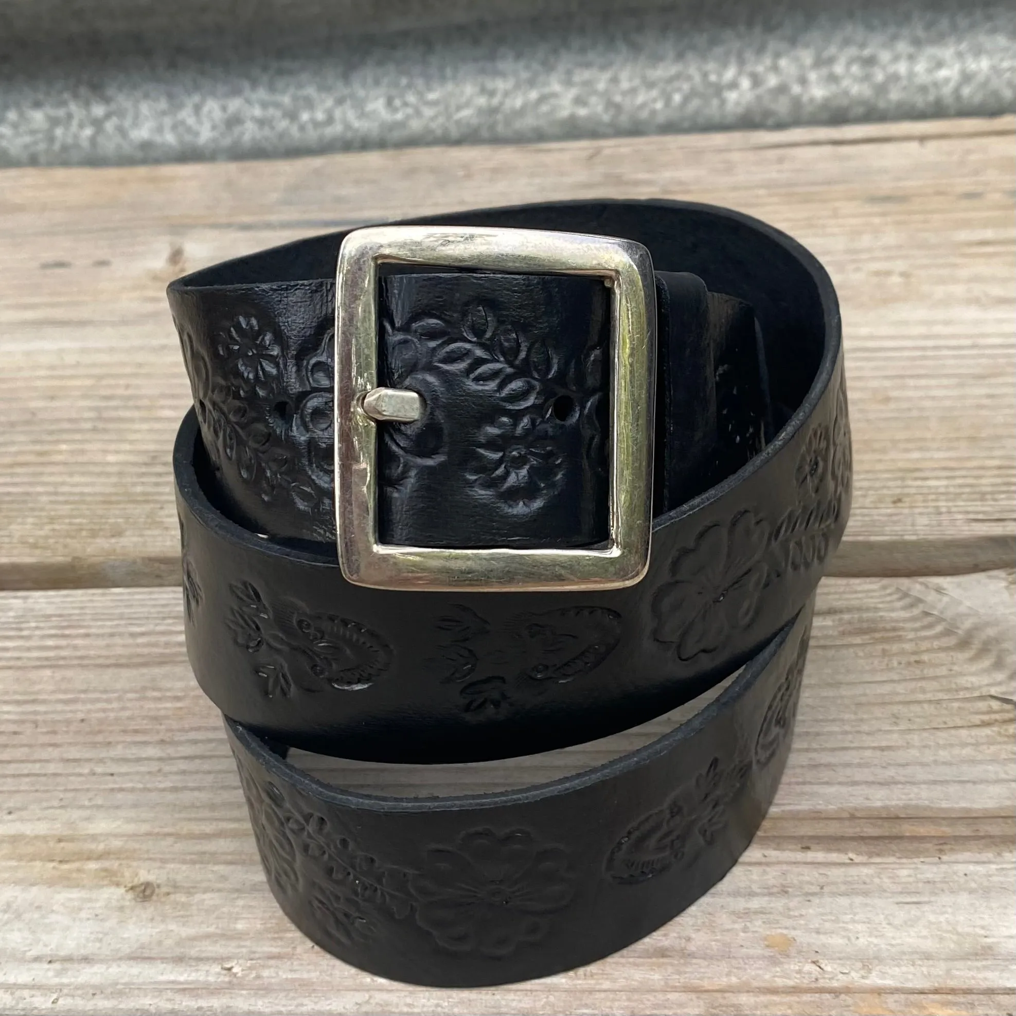 Carved Leather Belts