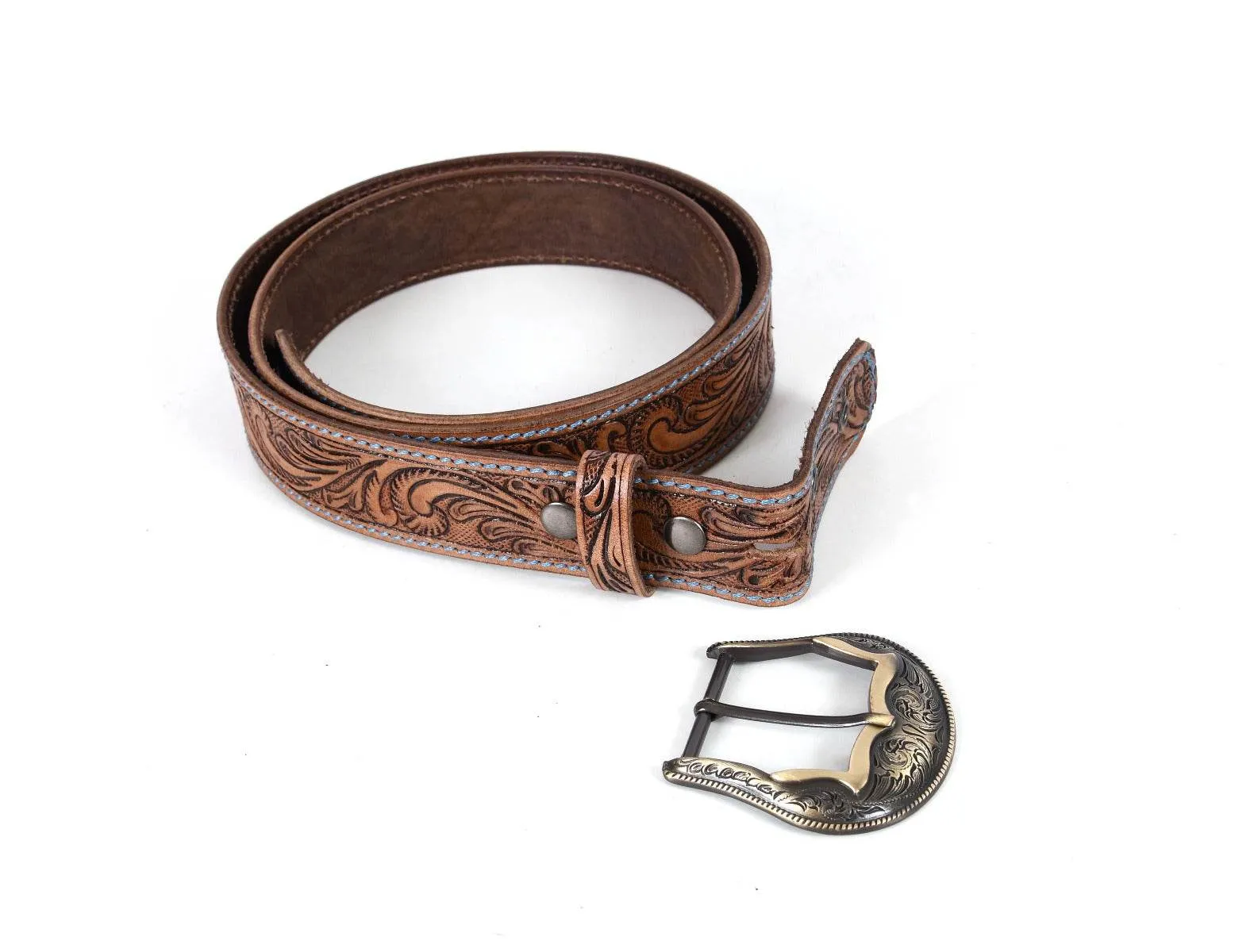Chandler Leather Belt - Camel