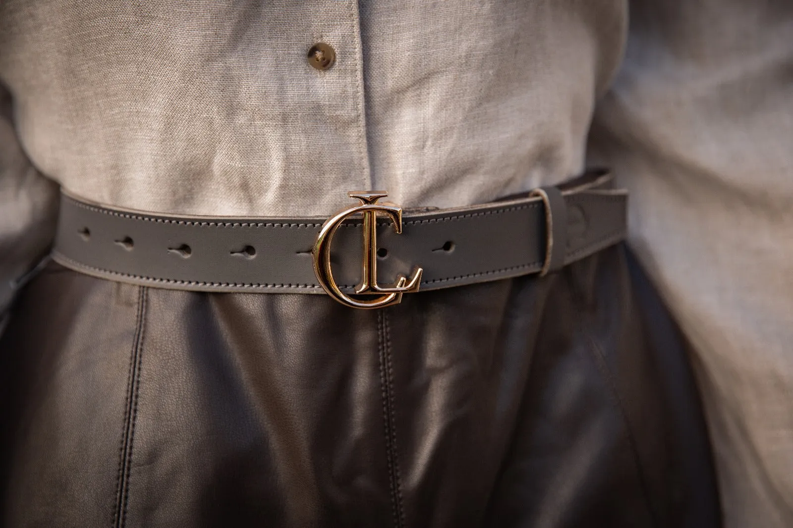 CL Signature Belt - Smooth Full Grain