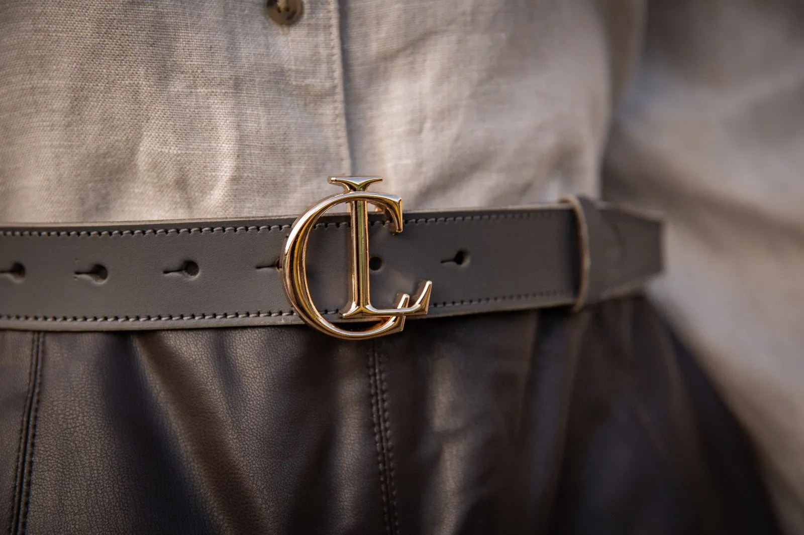 CL Signature Belt - Smooth Full Grain