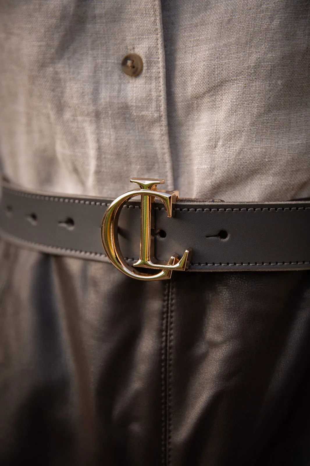 CL Signature Belt - Smooth Full Grain