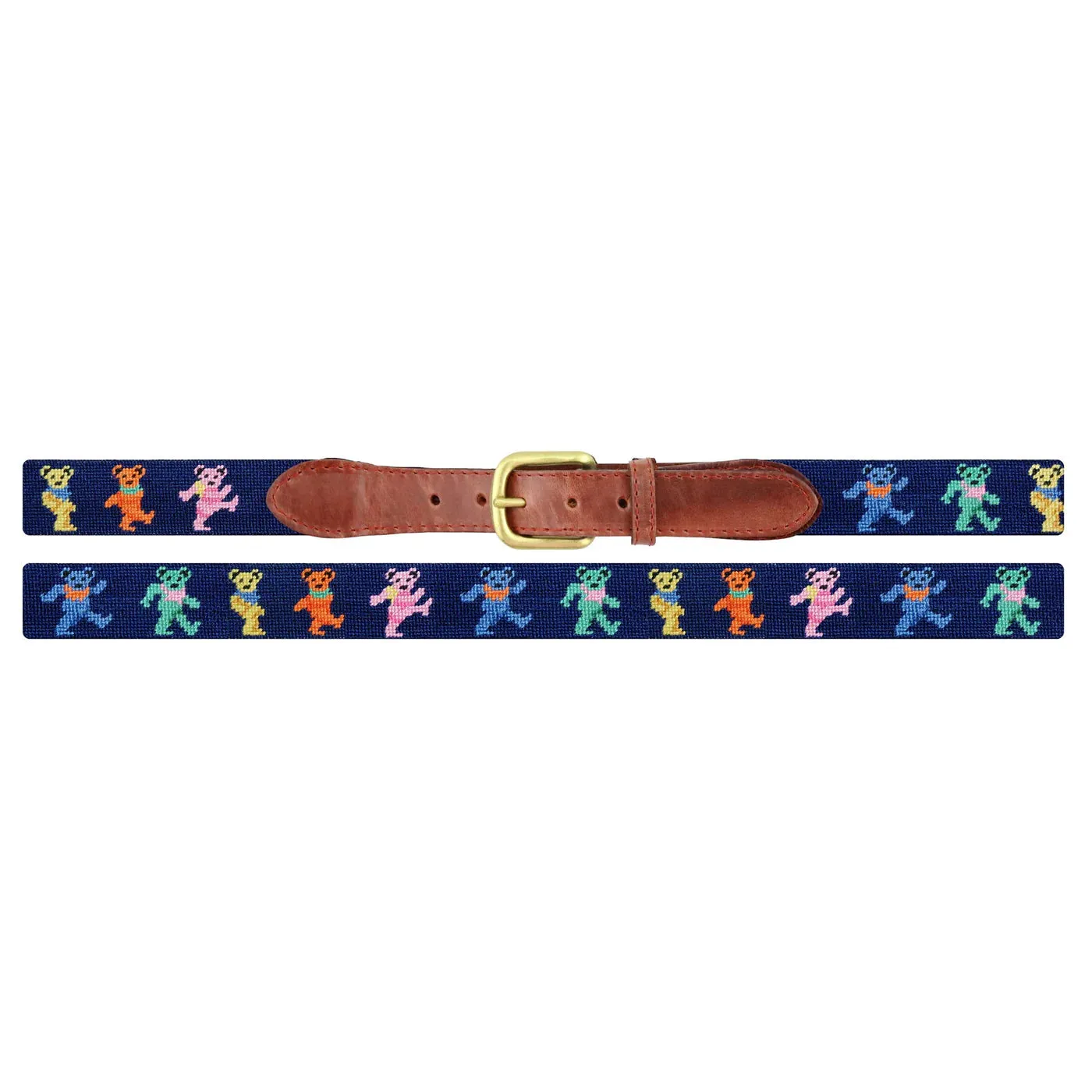 Dancing Bears Belt (Dark Navy)