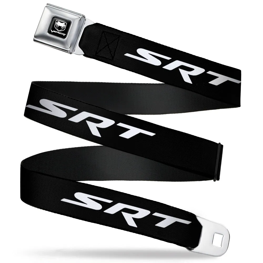 Dodge Viper Seatbelt Belt - SRT Black/White Webbing