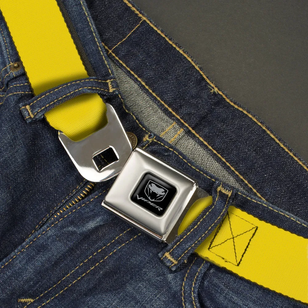 Dodge Viper Seatbelt Belt - Yellow Webbing