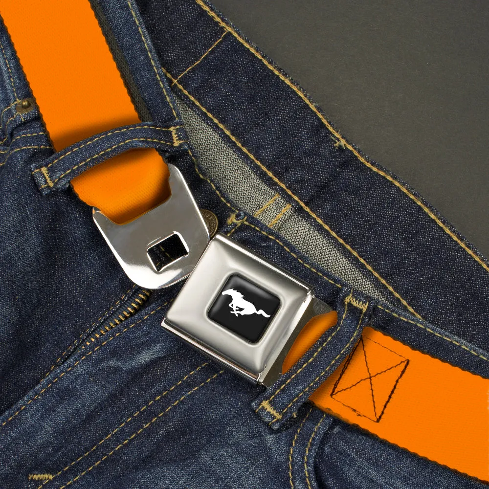Ford Mustang Seatbelt Belt - Orange Webbing