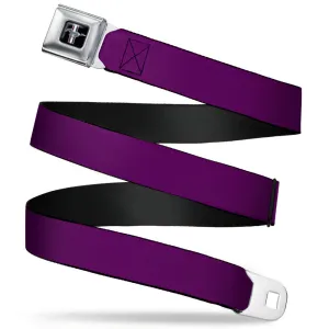 Ford Mustang Seatbelt Belt - Purple Webbing
