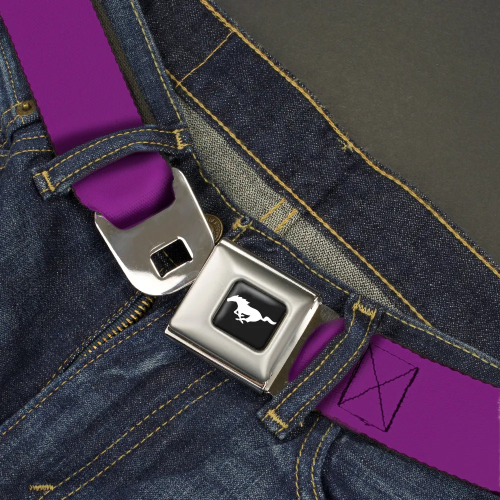 Ford Mustang Seatbelt Belt - Purple Webbing