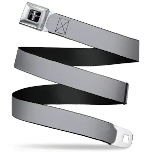 Ford Mustang Seatbelt Belt - Silver Webbing