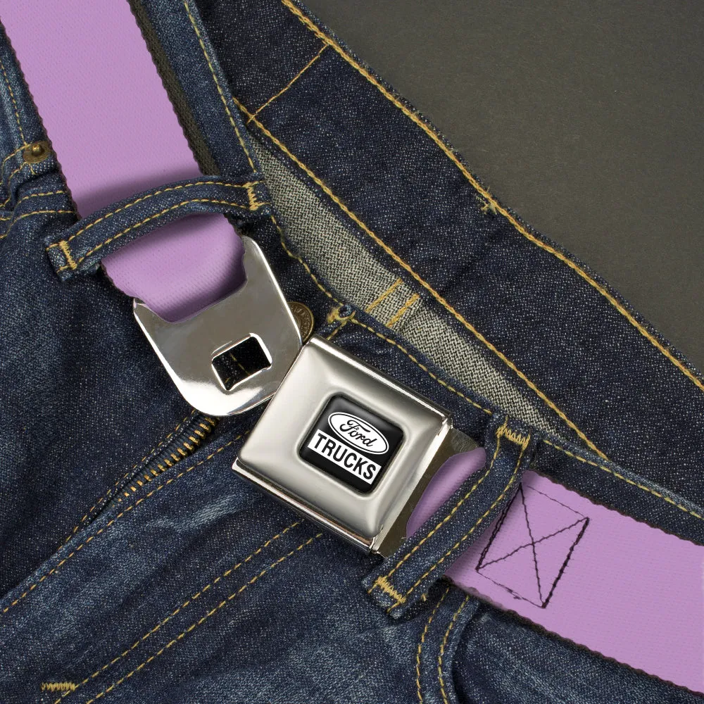 Ford Trucks Seatbelt Belt - Lavender Webbing