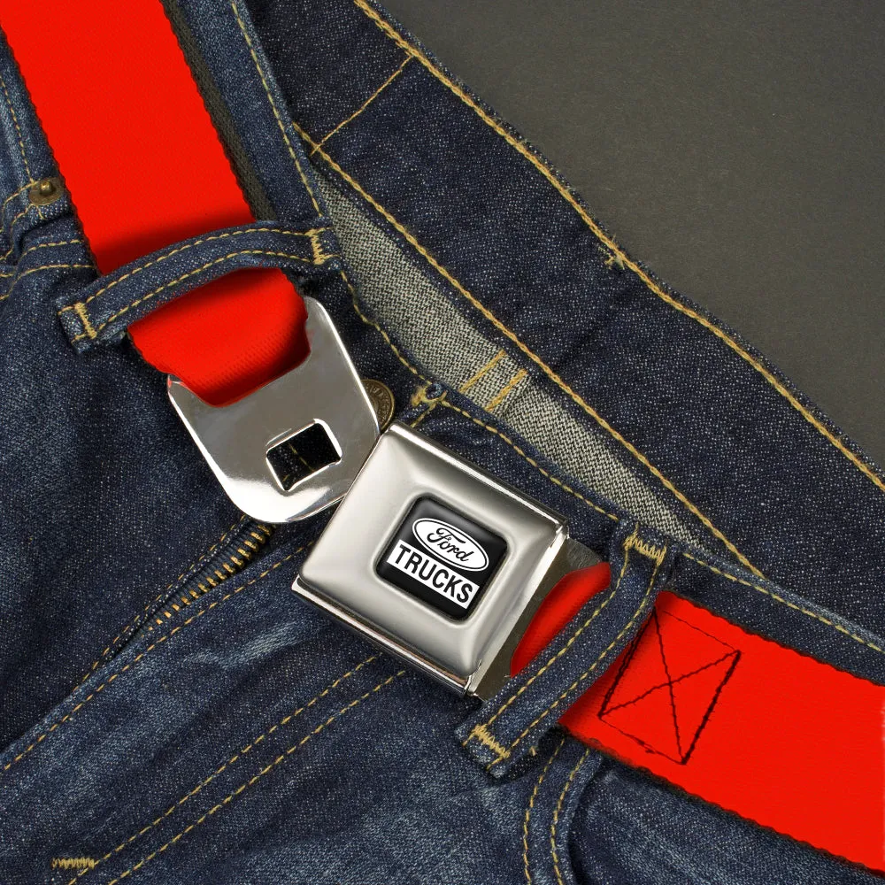 Ford Trucks Seatbelt Belt - Red Webbing