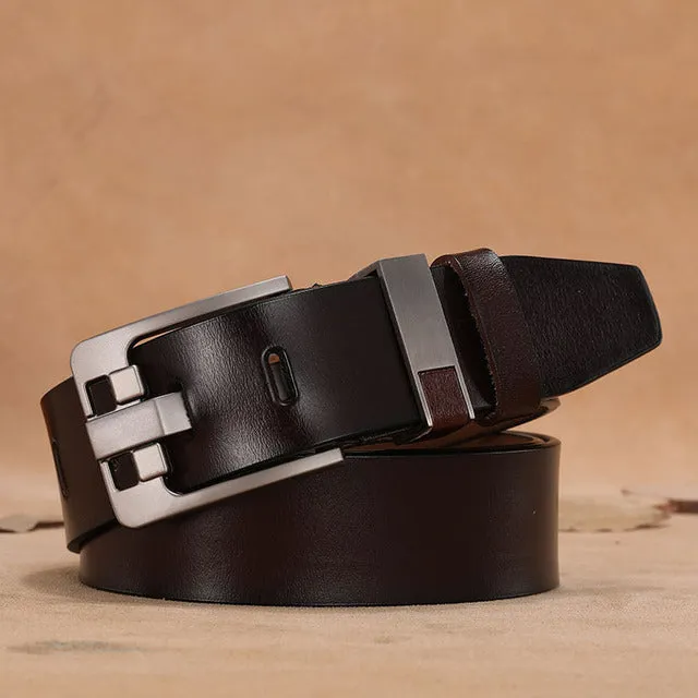 Genuine Leather Luxury Strap Male Belt