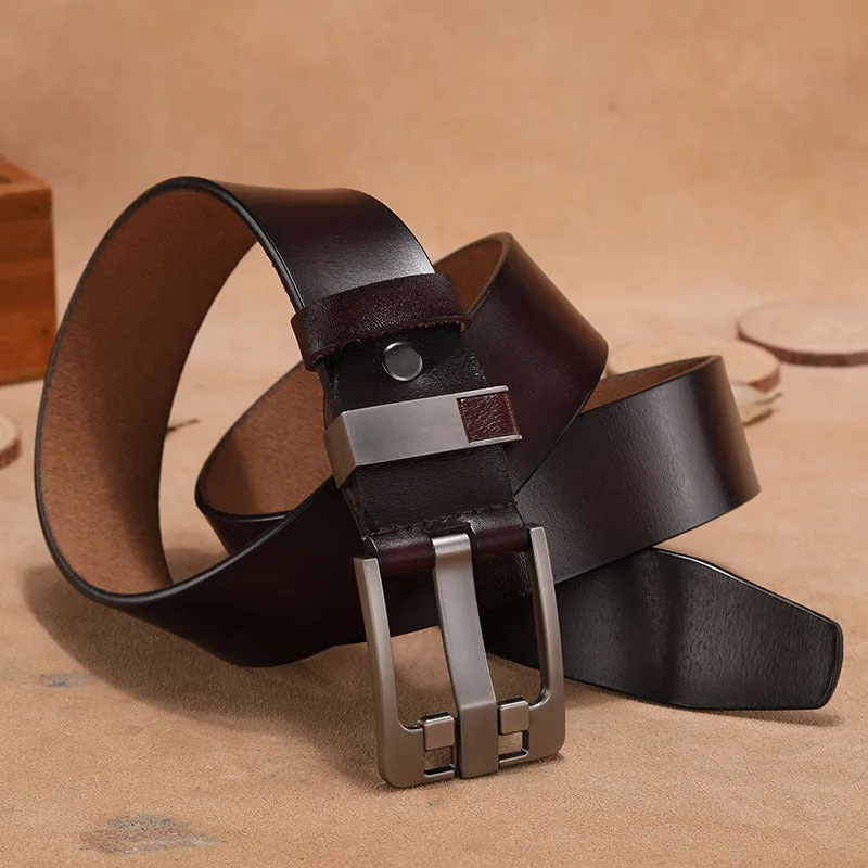 Genuine Leather Luxury Strap Male Belt