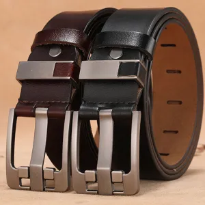 Genuine Leather Luxury Strap Male Belt