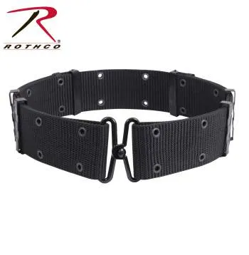 GI Style Pistol Belt With Metal Buckles