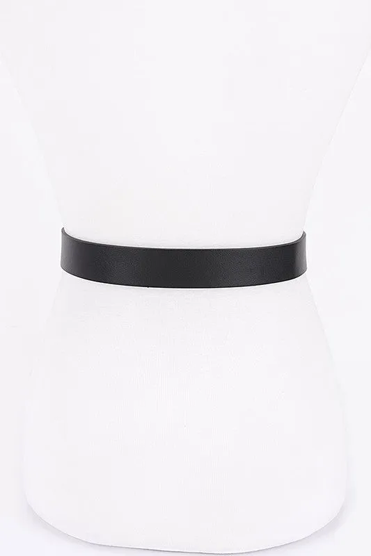 Gold Bow Buckle Fashion Belt