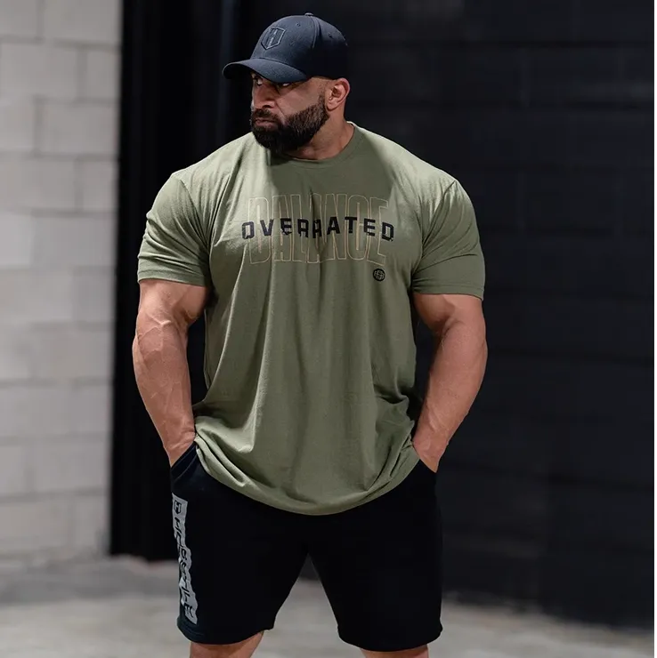GYM BUDDY HOSTILE ARNOLD FIT MUSCLE FITNESS T SHIRTS