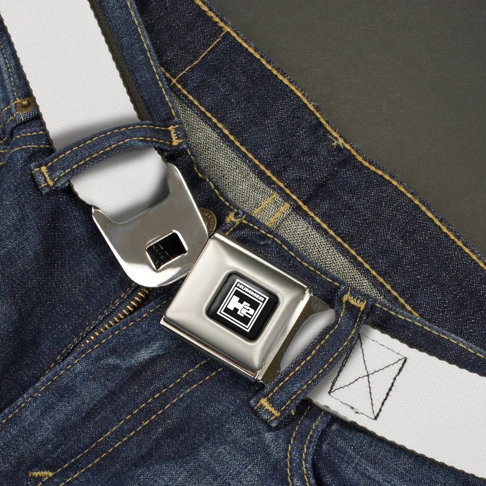 Hummer H2 Seatbelt Belt - White Webbing
