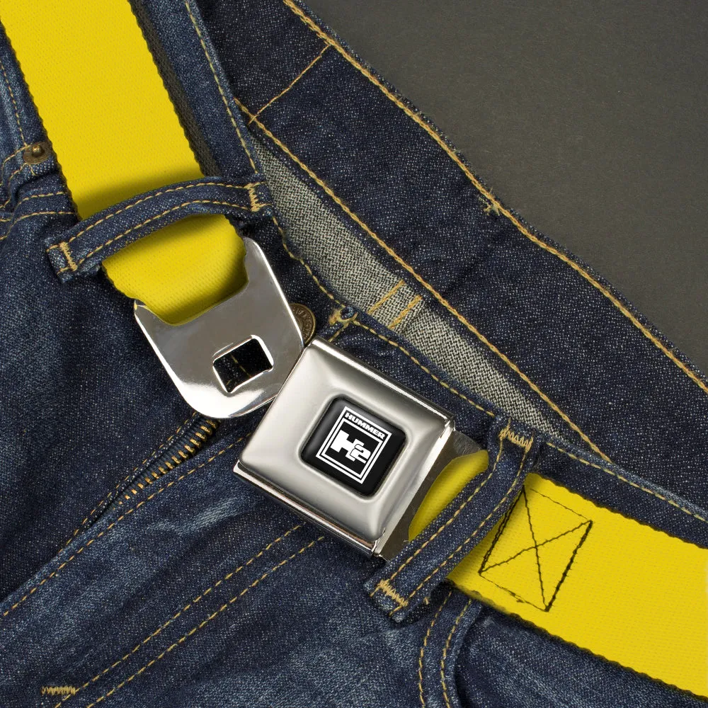 Hummer H2 Seatbelt Belt - Yellow Webbing
