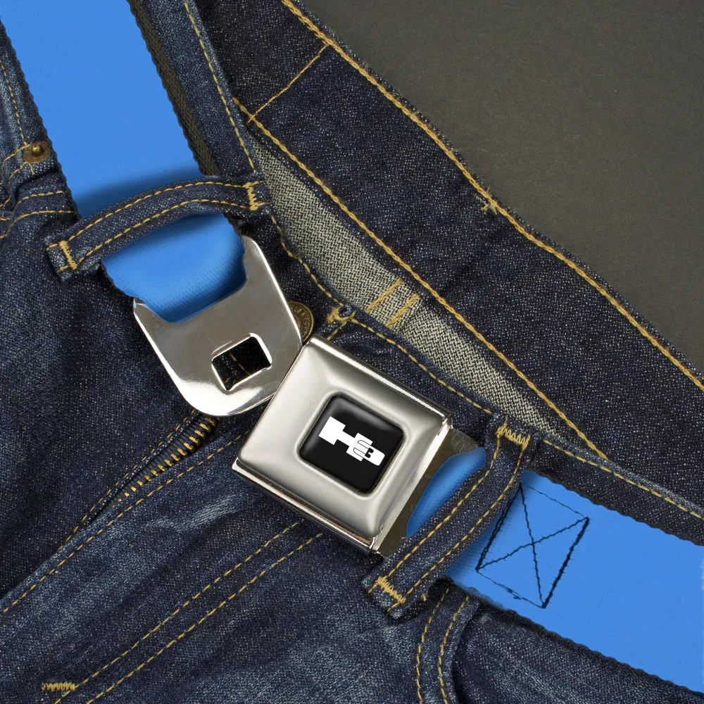Hummer H3 Seatbelt Belt - Baby Blue Webbing