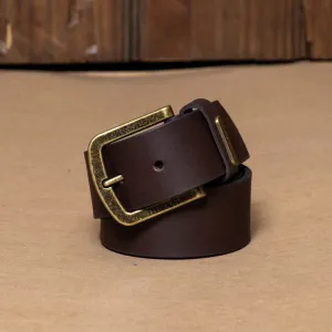 Kingsley Heath  Metal Word Belt Buffalo/Brass
