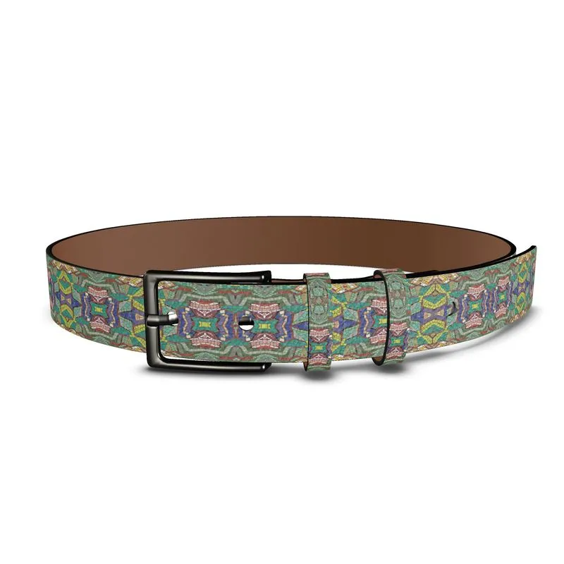 Magnificent Mosaic 3 Leather Belt