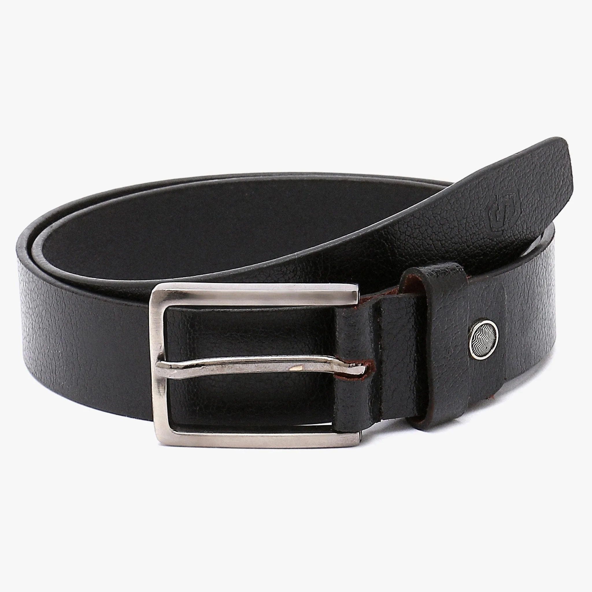 Men Genuine Leather Black Belts