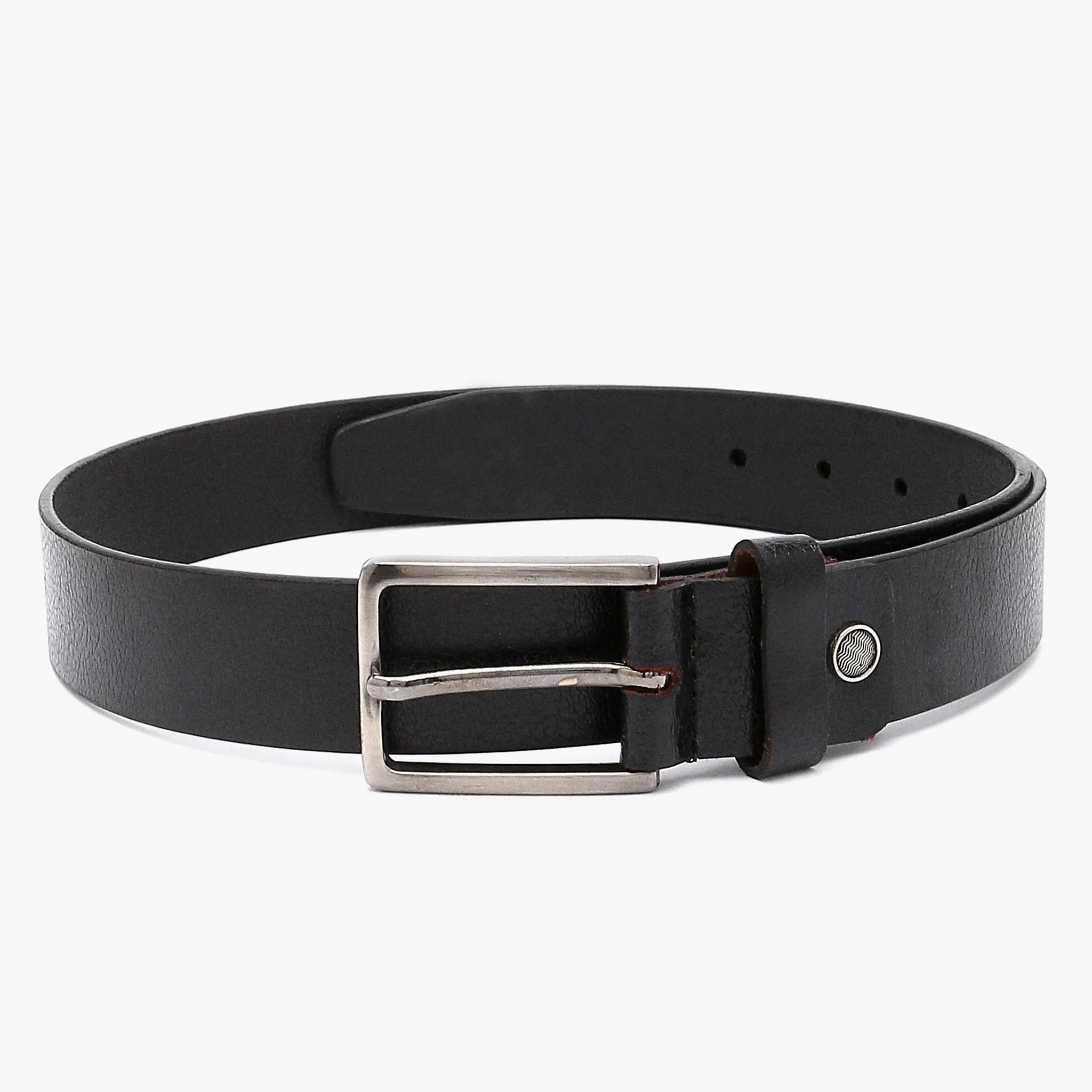 Men Genuine Leather Black Belts