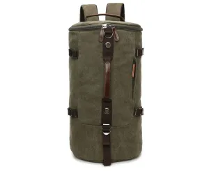 Multifunctional Outdoor Canvas Solid Back And Hand Travellers Green Bags