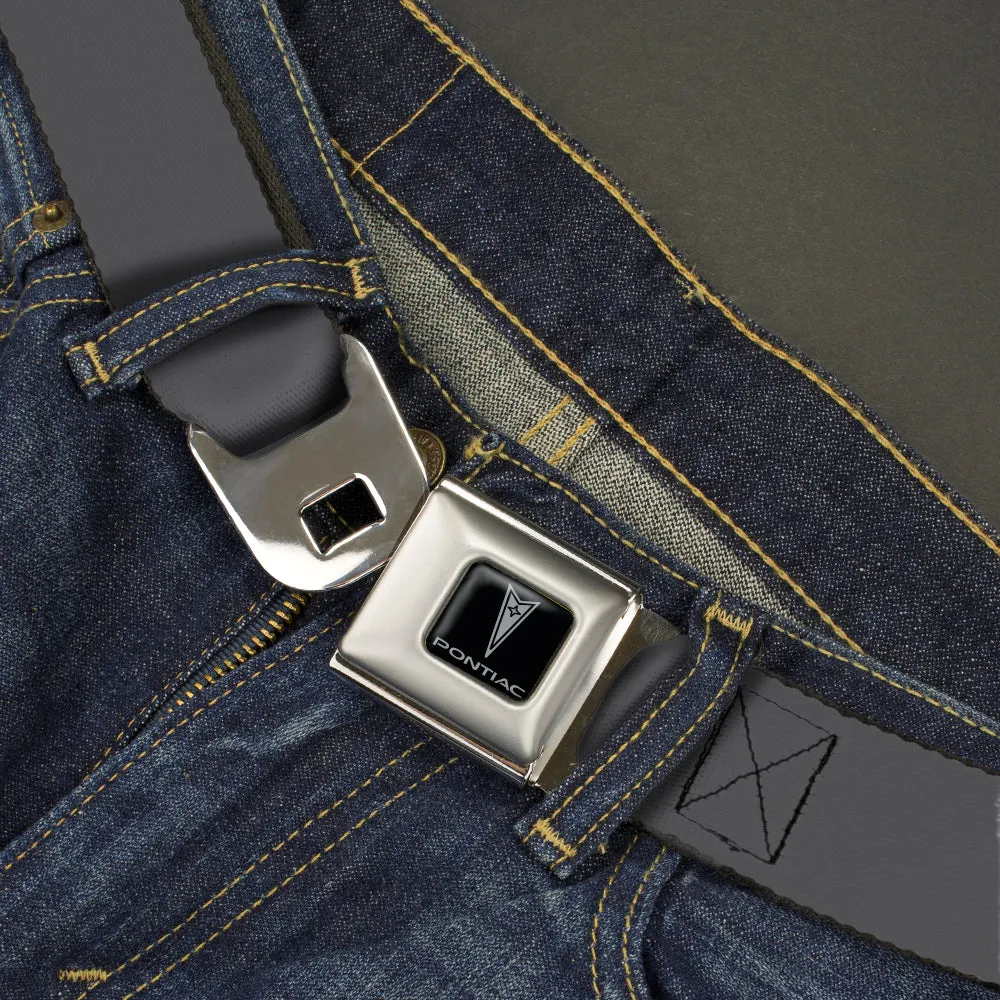 Pontiac Seatbelt Belt - Charcoal Webbing