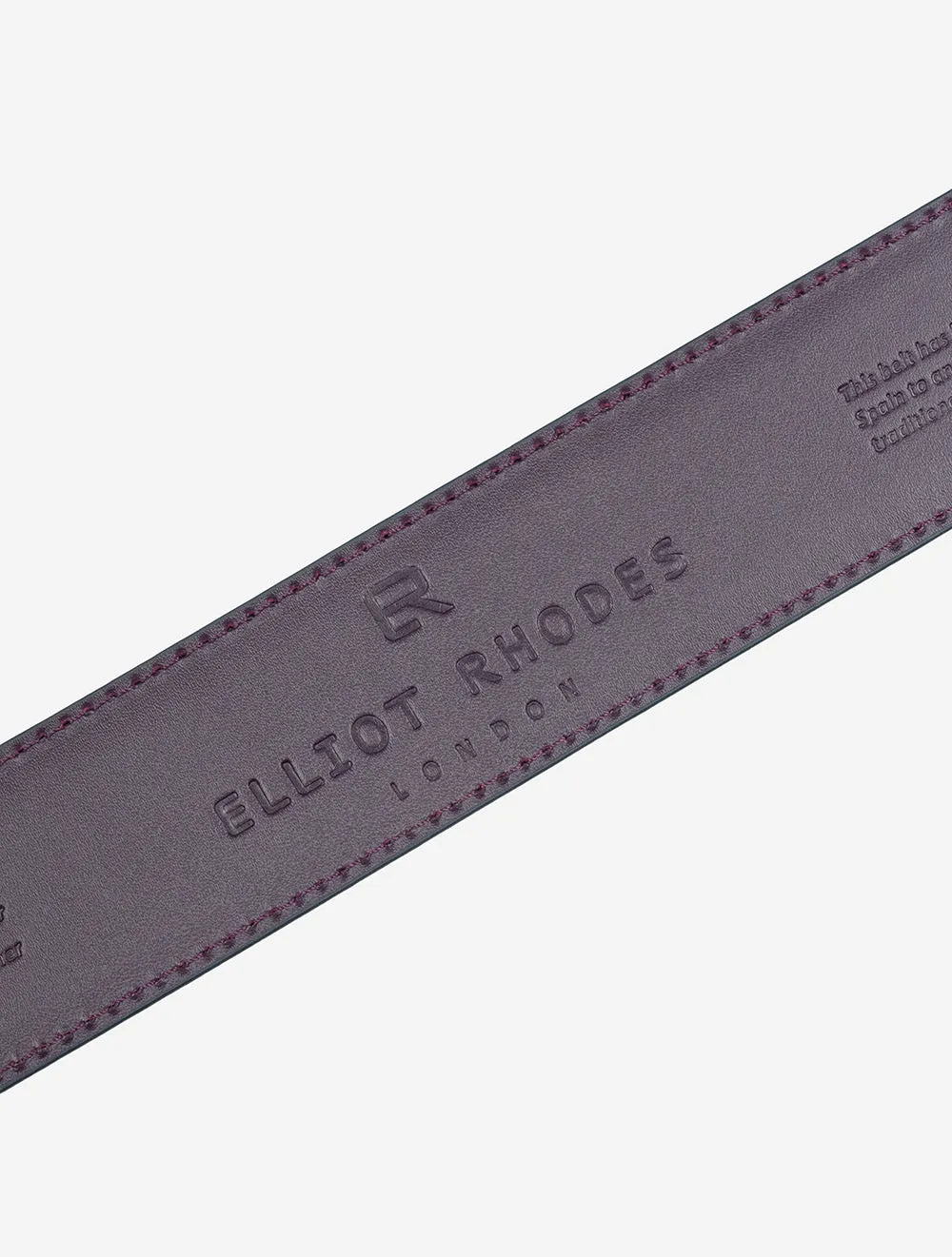 Pony Hair Belt Navy