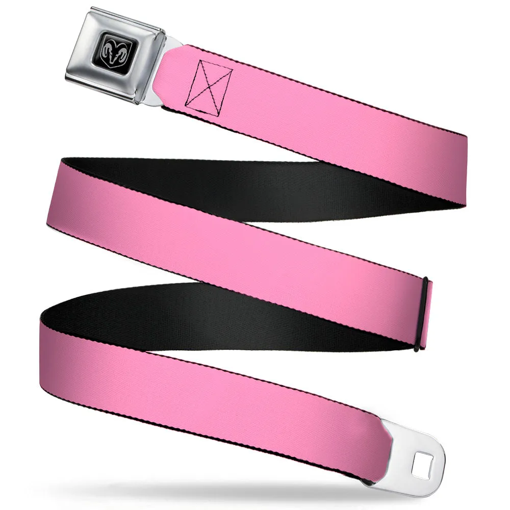 Ram Seatbelt Belt - Baby Pink Webbing