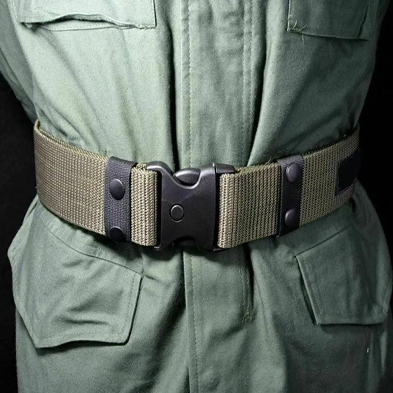 Tactical  Adjustable Belt with Velcro Inside CF-40 GREEN