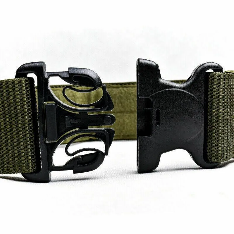 Tactical  Adjustable Belt with Velcro Inside CF-40 GREEN