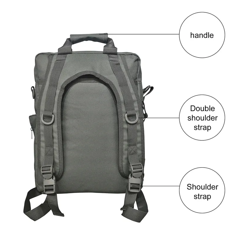 Tactical Molle Laptop Messenger Backpack Shoulder Bag Outdoor Camping Sports