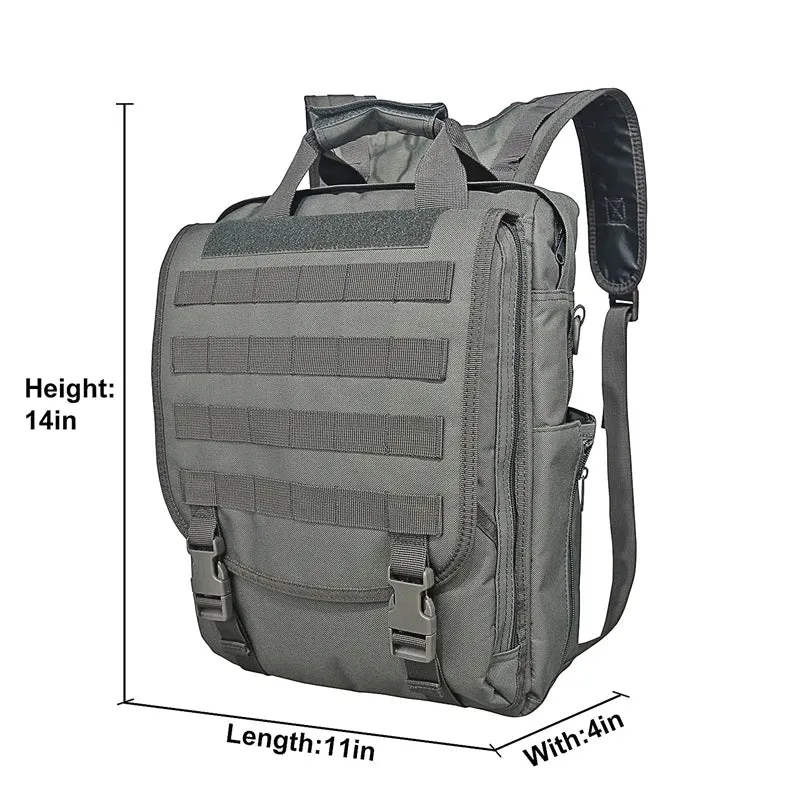 Tactical Molle Laptop Messenger Backpack Shoulder Bag Outdoor Camping Sports