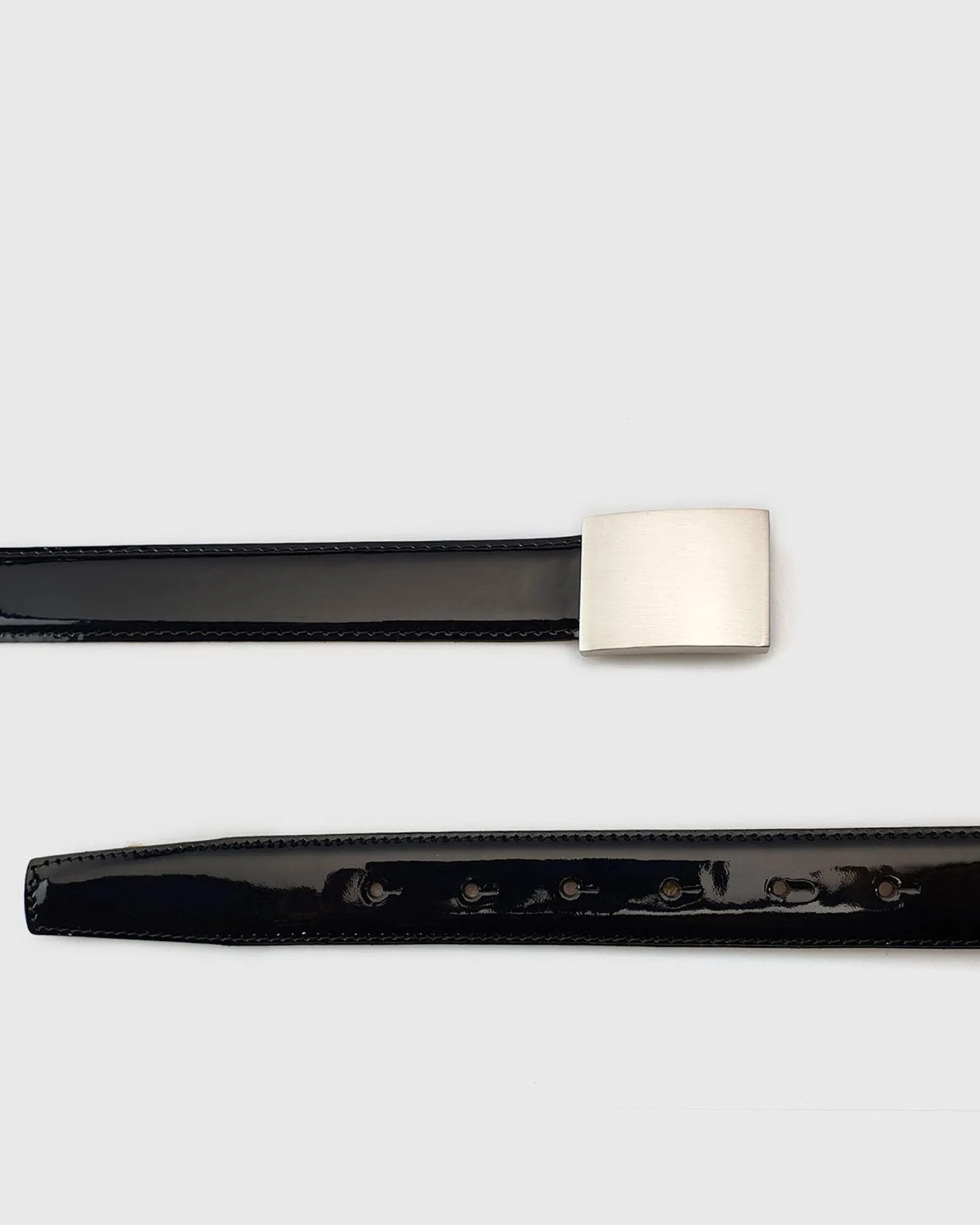 VINCENT& FRANKS / ROUGE 353B ITA BLACK PATENT LEATHER BELT