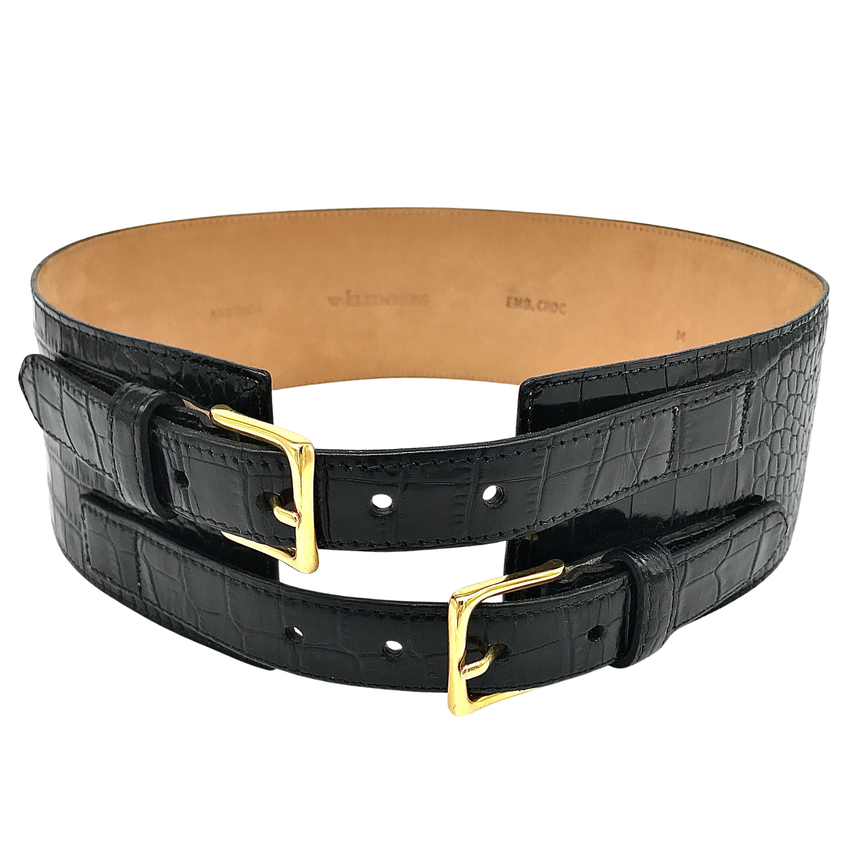 Vintage W. Kleinberg Crocodile Belt