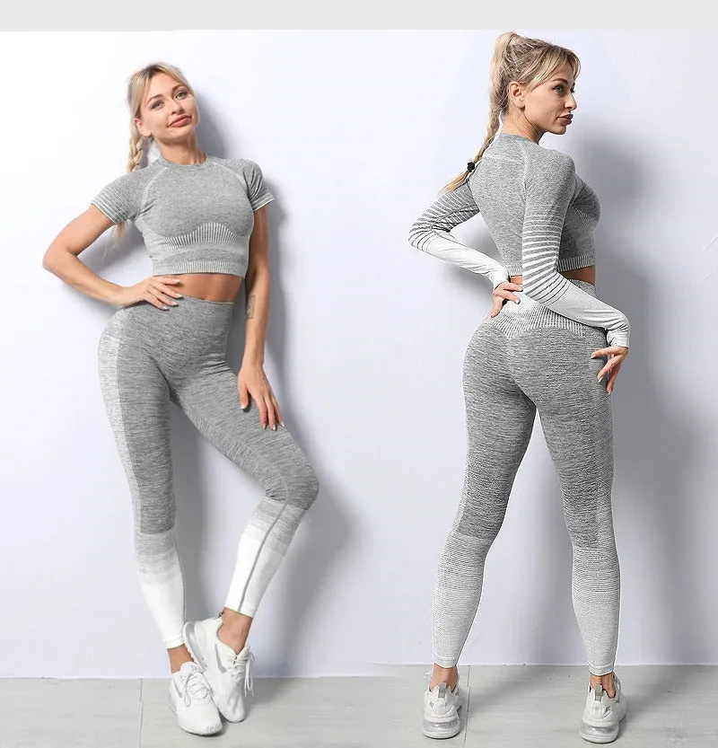 Women's Seamless Gradient Sports Set